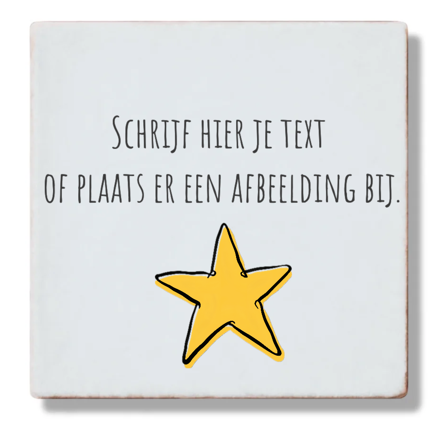 Ontwerp je eigen tegeltje